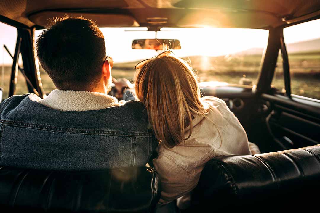 couple in car